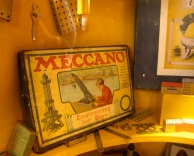 Early Meccano, a toy I wanted to ask for as a kid but thought I couldn't. Because it was a 'boy' toy.