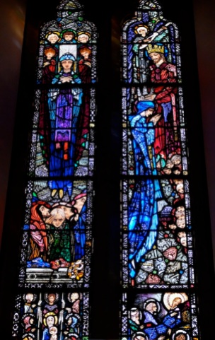 Assumption and Coronation of Mary windows